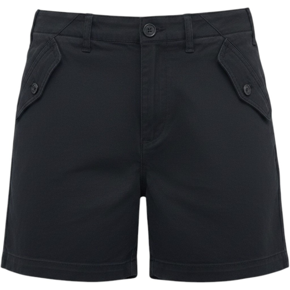 Banana Republic Authentic Chino Shorts 4 Black Utility Classic Preppy Minimalist